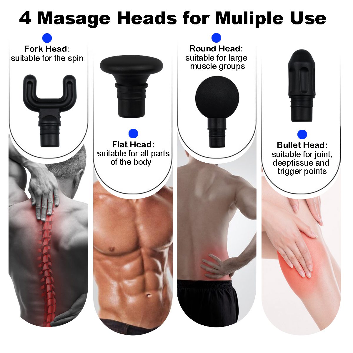Massage Head Close-Up